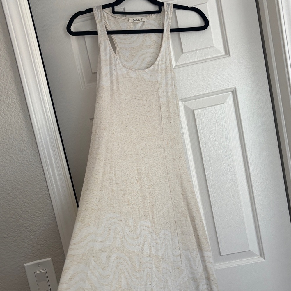 Elegant Cream Maxi Dress